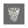 '25 Crest Square Sticker