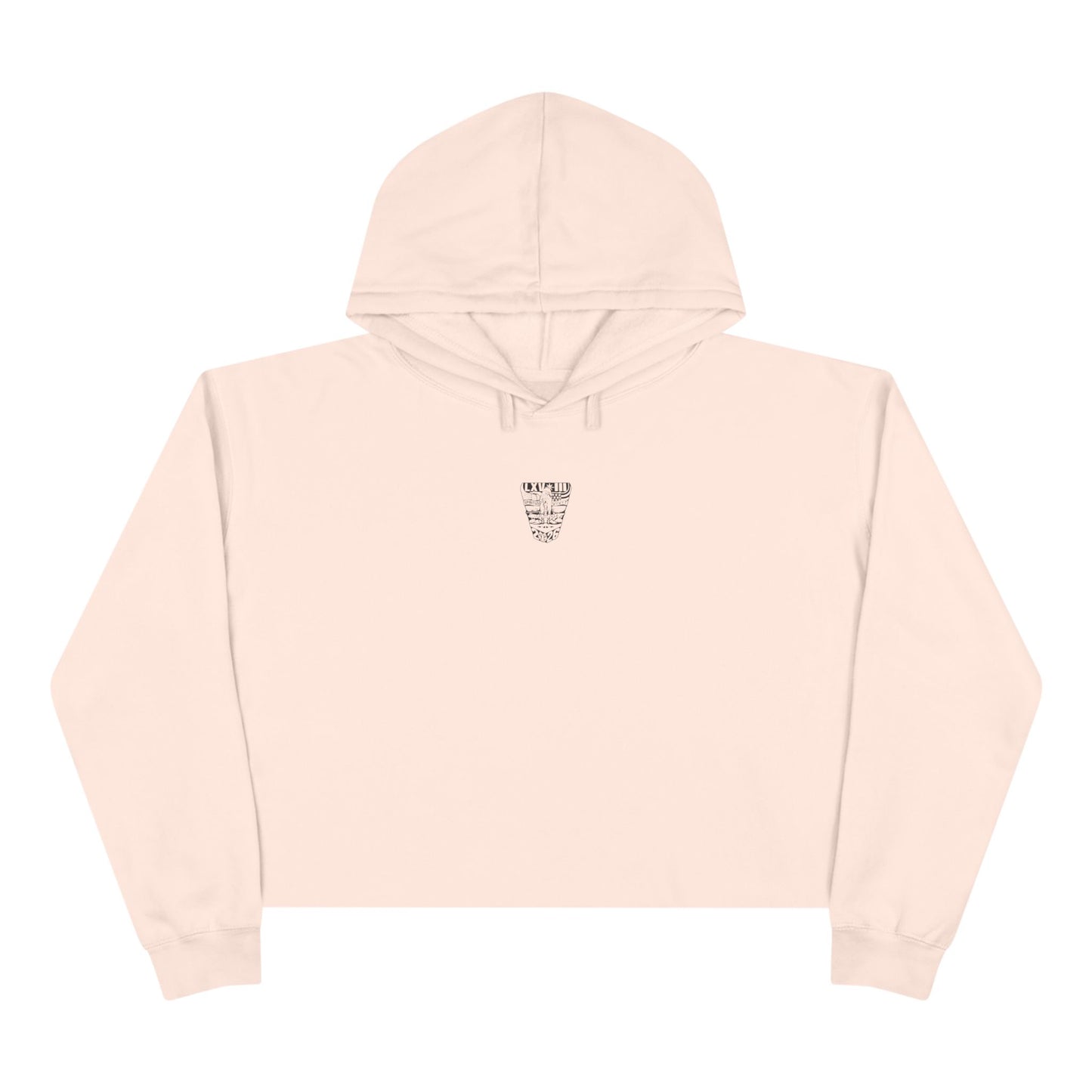 '26 Crest Cropped Hoodie
