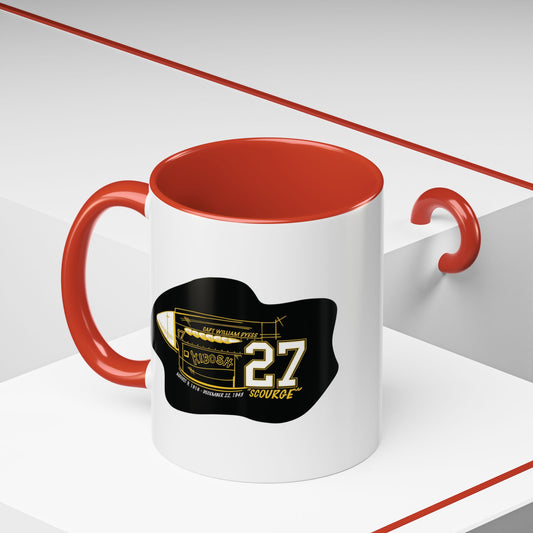 27'  WHITE Two-Tone Coffee Mug