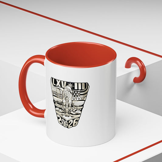 26'  WHITE Two-Tone Coffee Mug