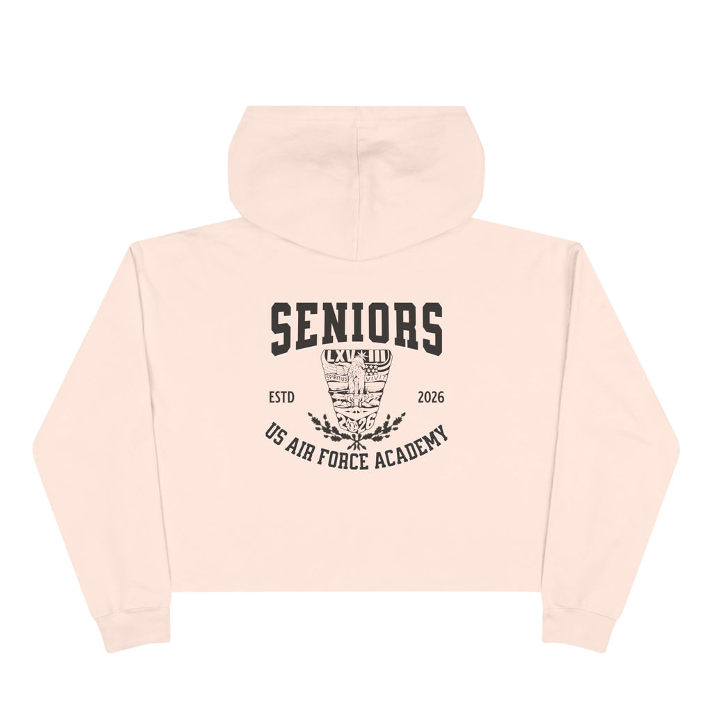 '26 Crest Cropped Hoodie