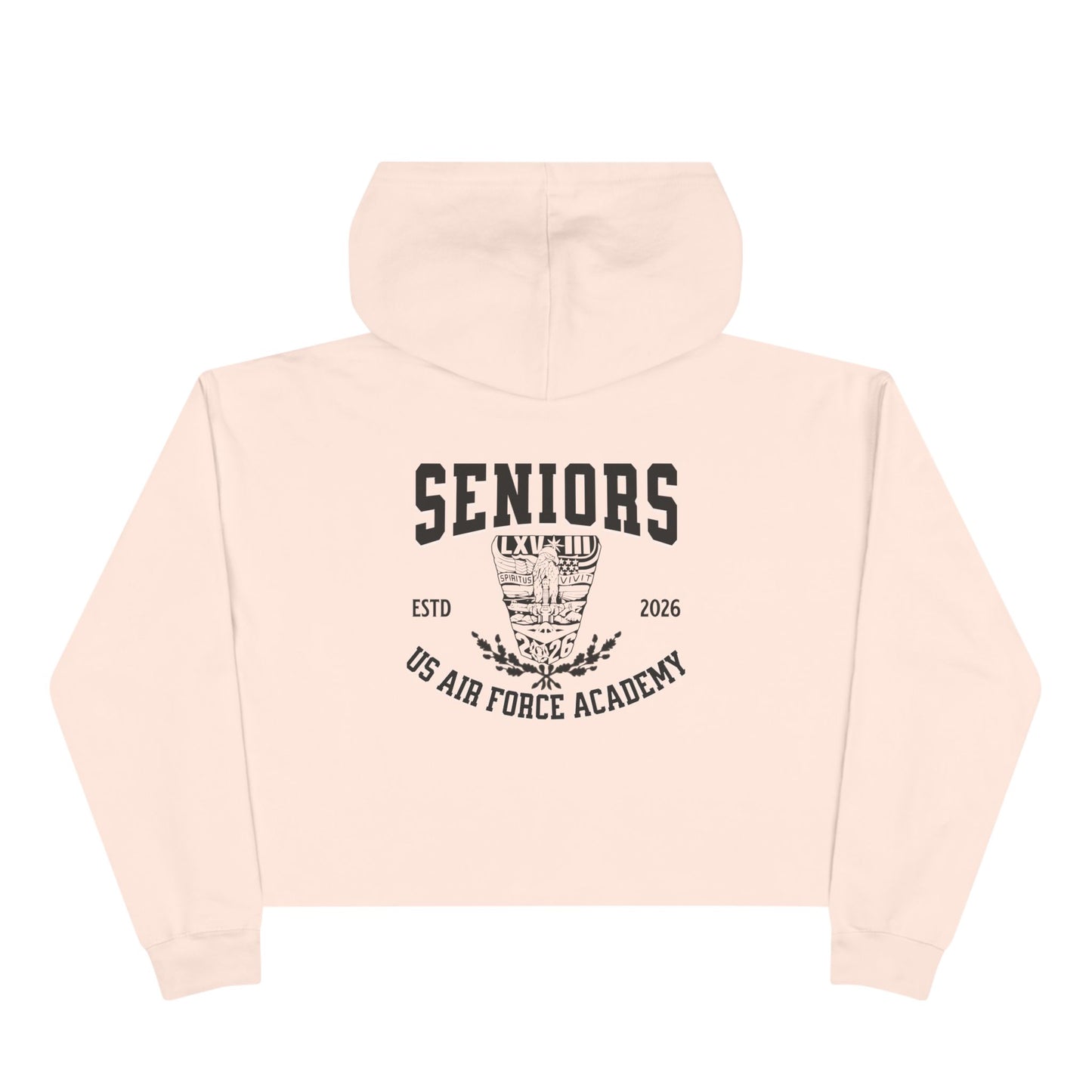 '26 Crest Cropped Hoodie