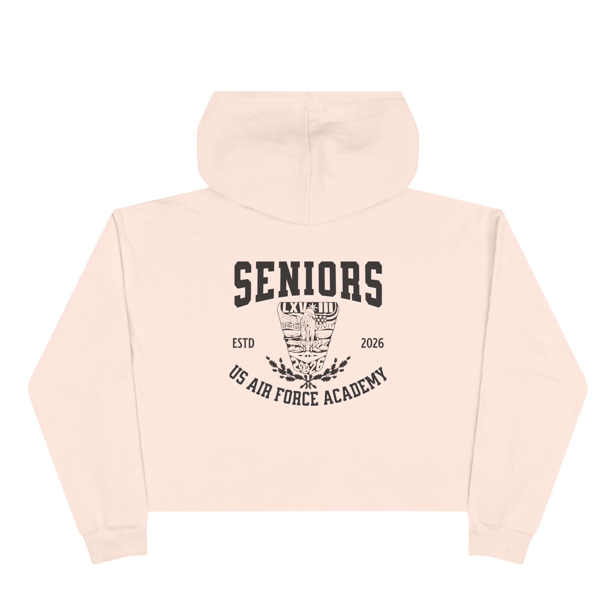 '26 Crest Cropped Hoodie