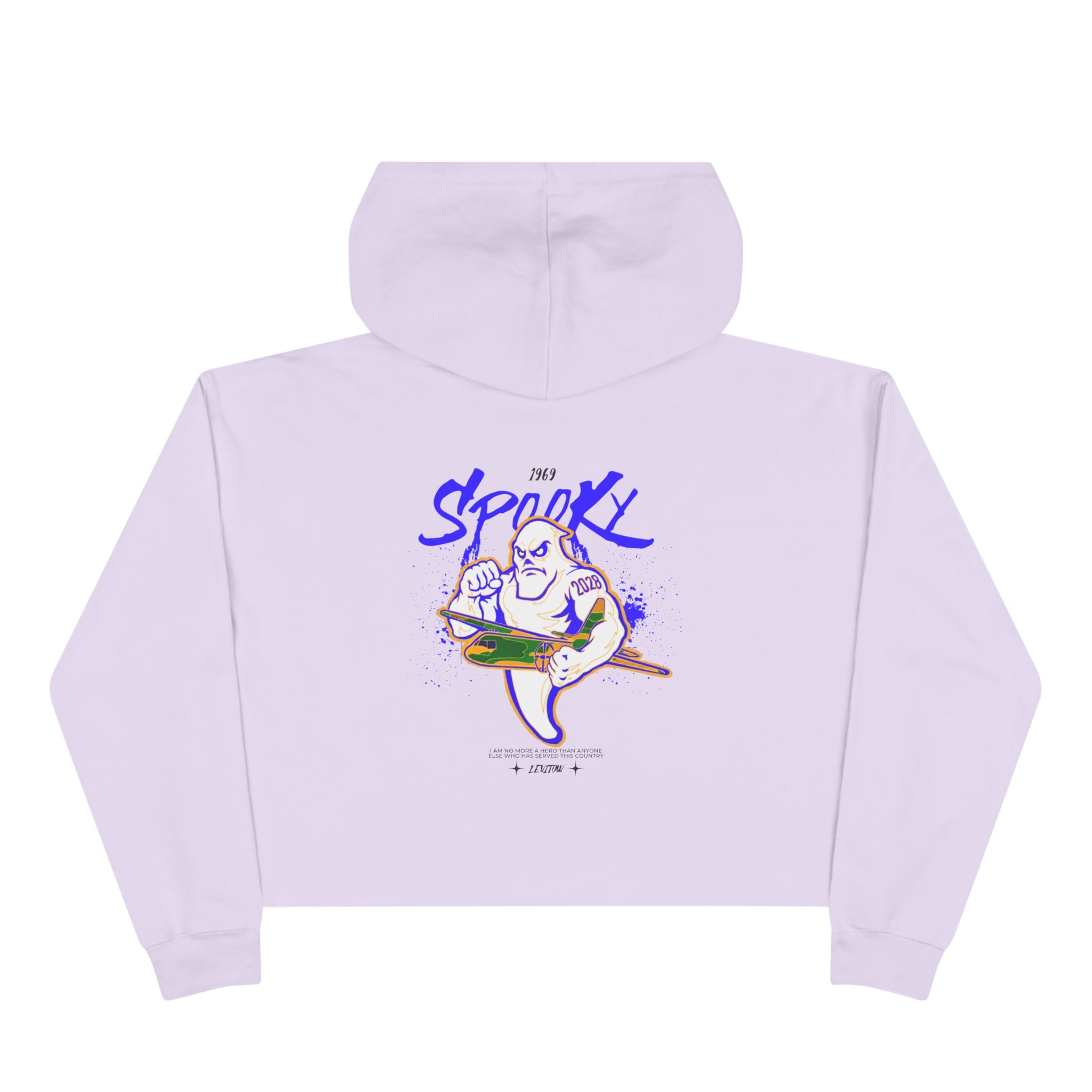 '28 SPOOKY Cropped Hoodie