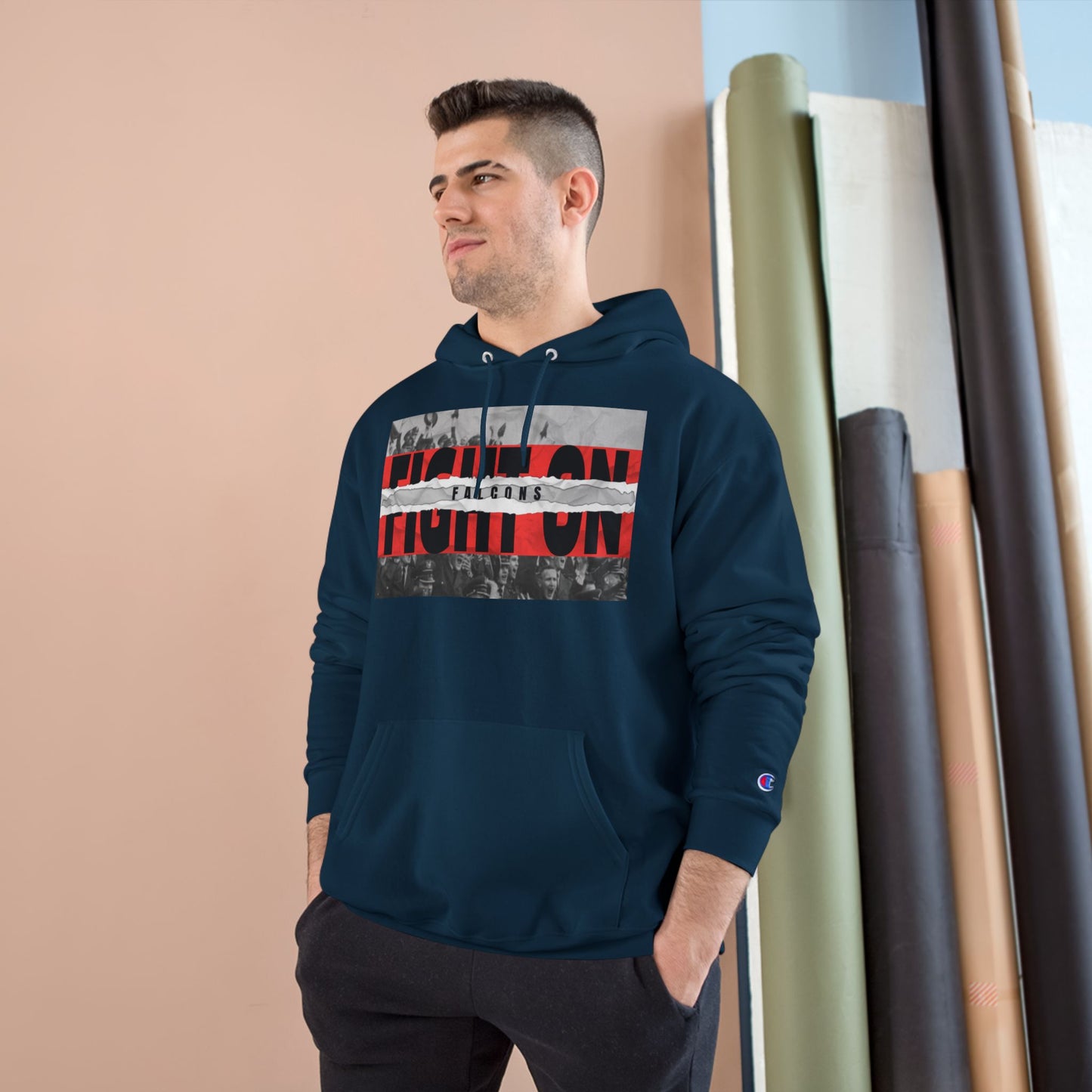 Gloriousoldzoo Fight On Champion Hoodie
