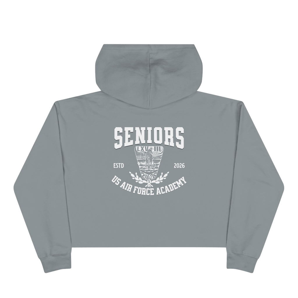 '26 Crest Cropped Hoodie