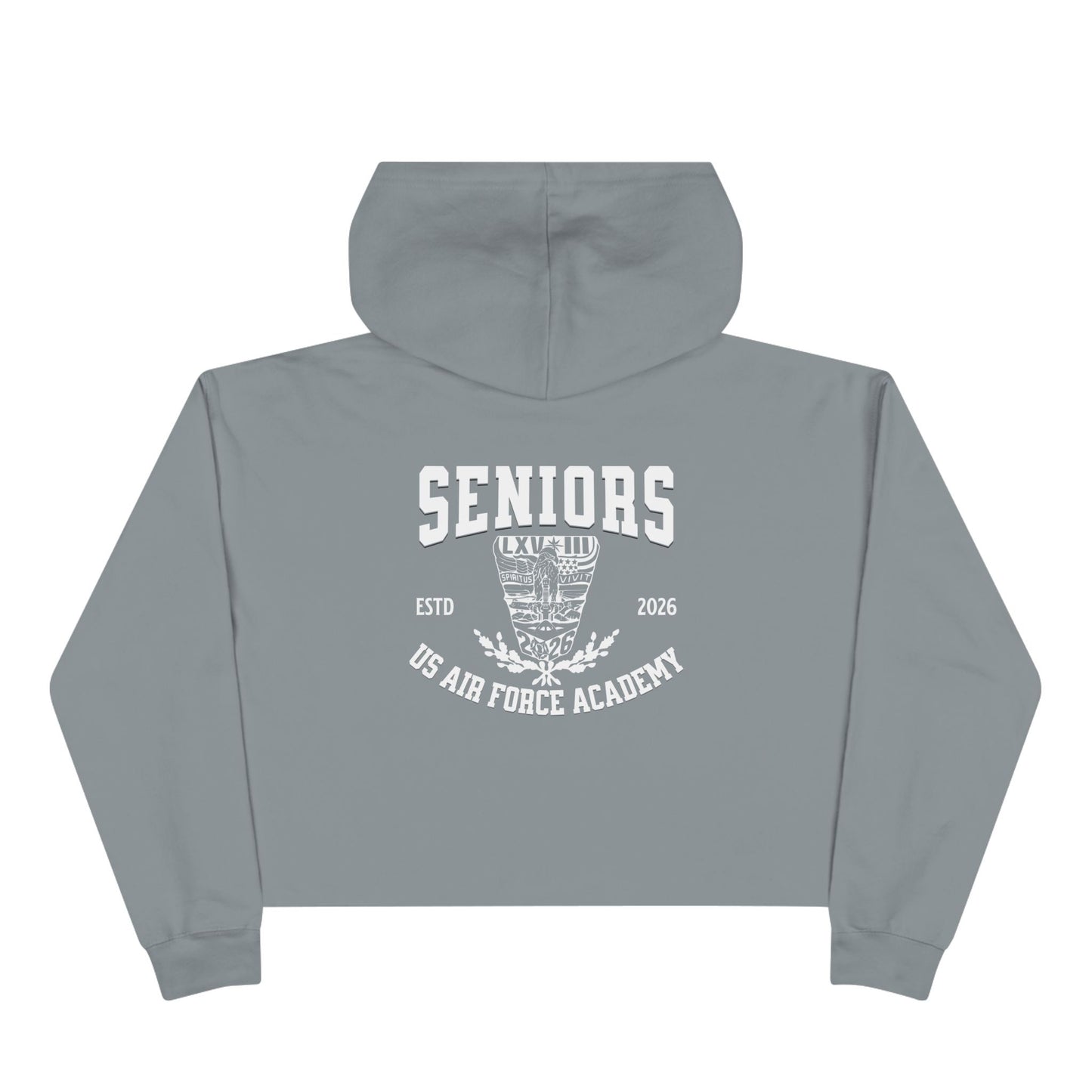 '26 Crest Cropped Hoodie