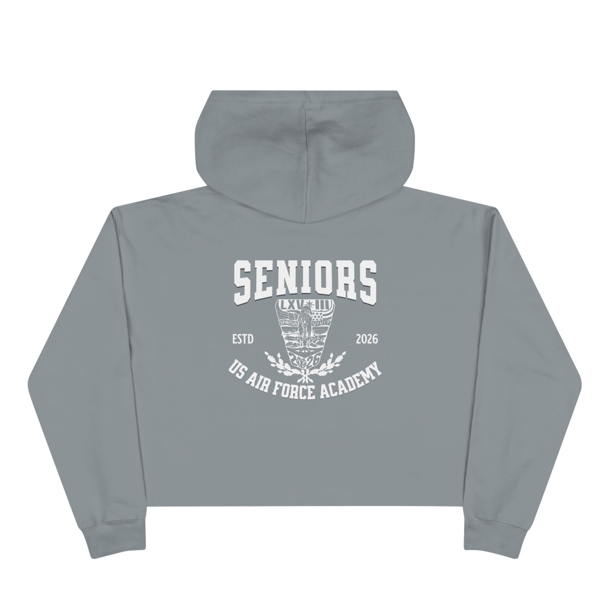 '26 Crest Cropped Hoodie