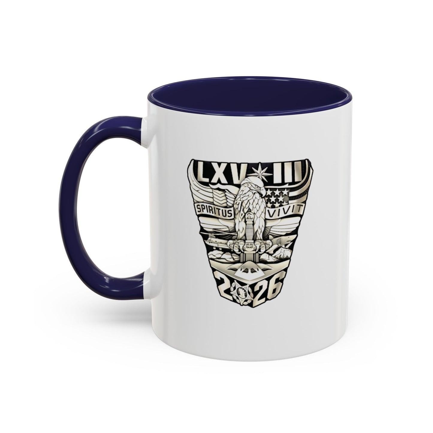 '26  WHITE Two-Tone Coffee Mug