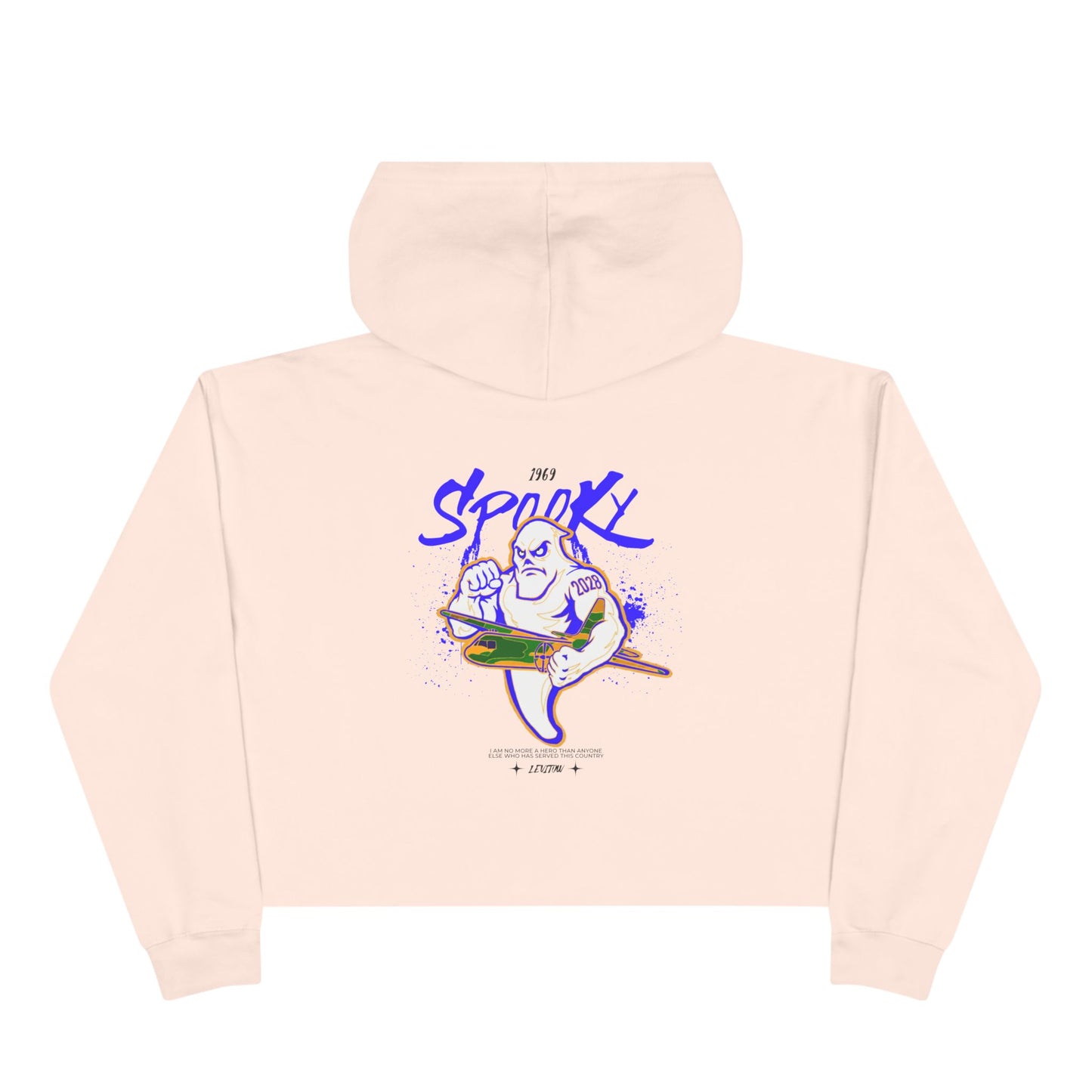 '28 SPOOKY Cropped Hoodie