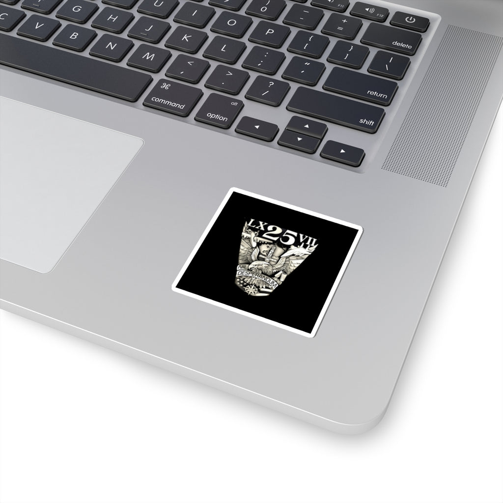 '25 Crest Square Sticker