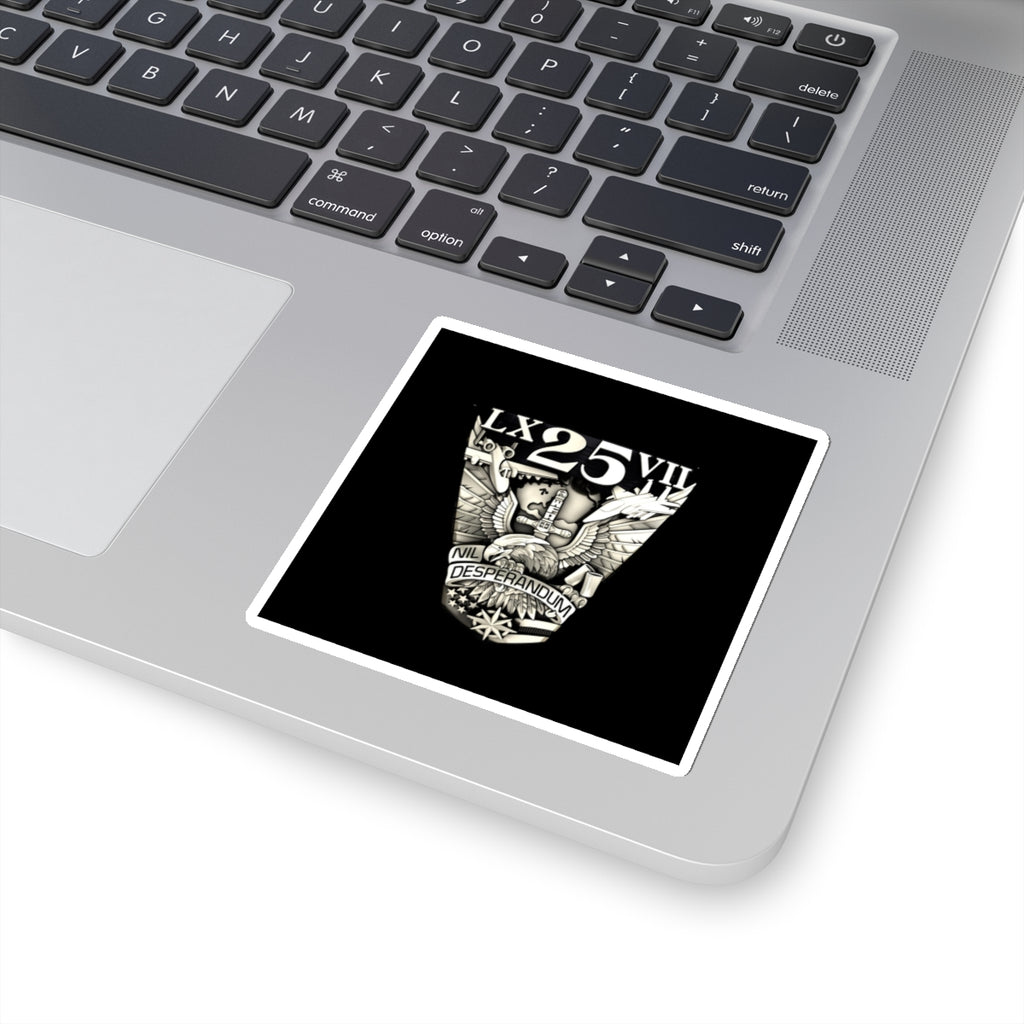 '25 Crest Square Sticker