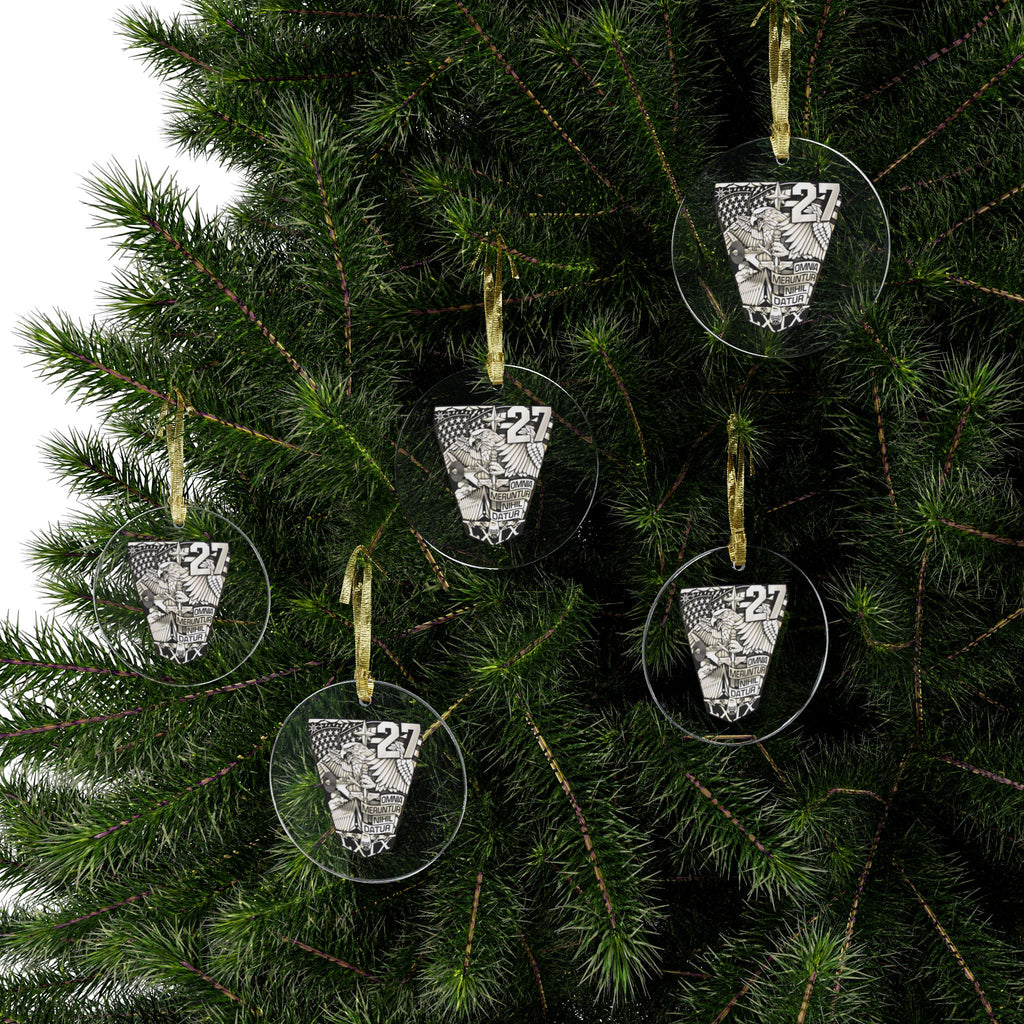 '27 Crest Acrylic Ornaments