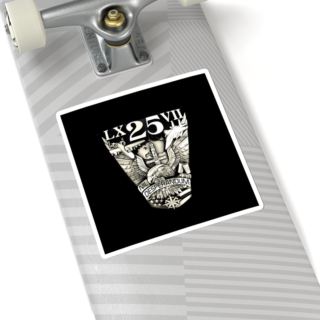 '25 Crest Square Sticker