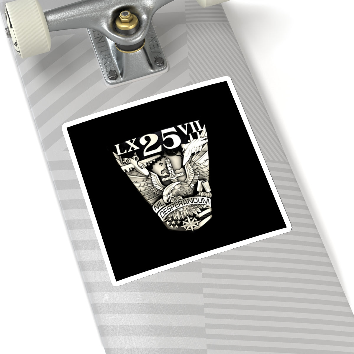 '25 Crest Square Sticker