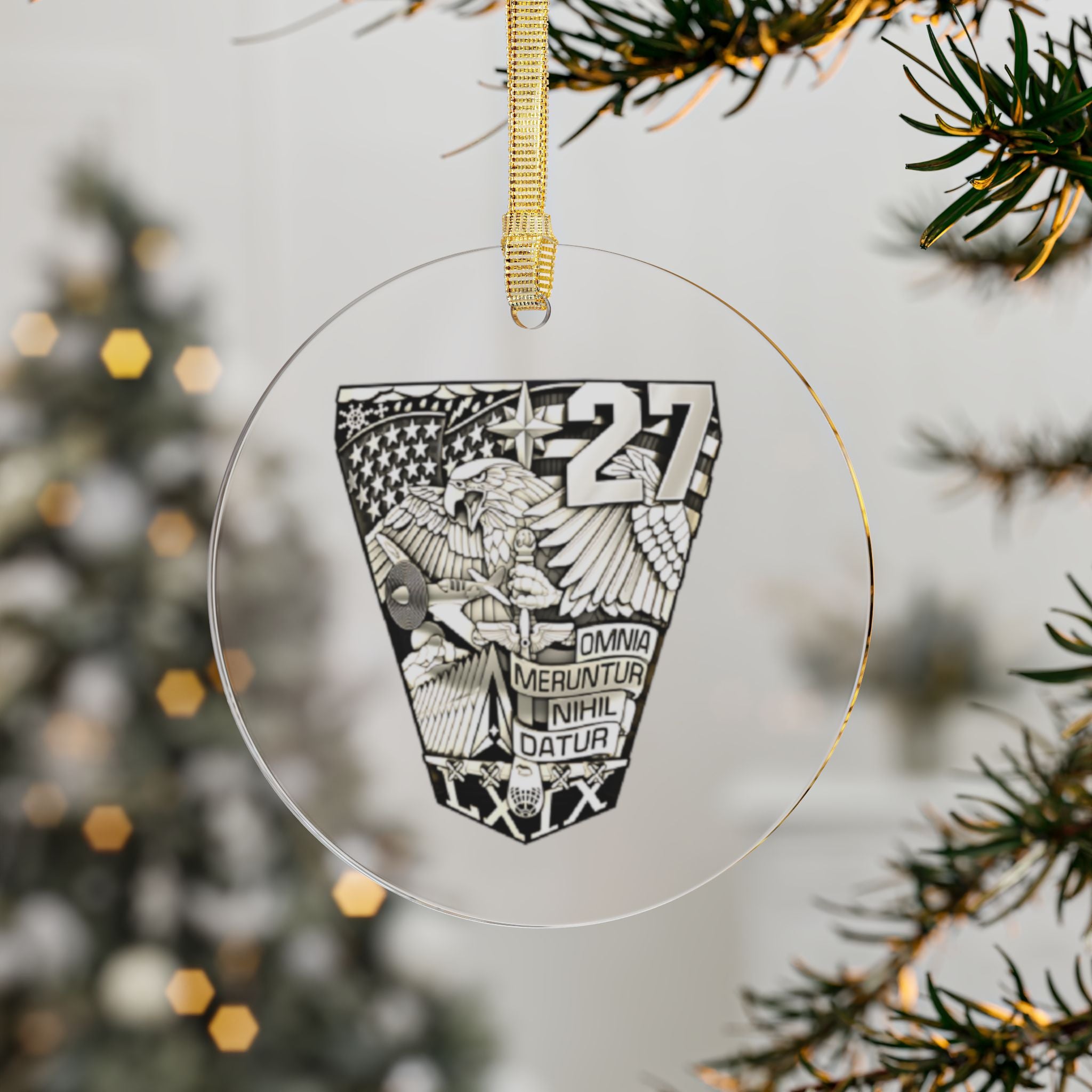 '27 Crest Acrylic Ornaments