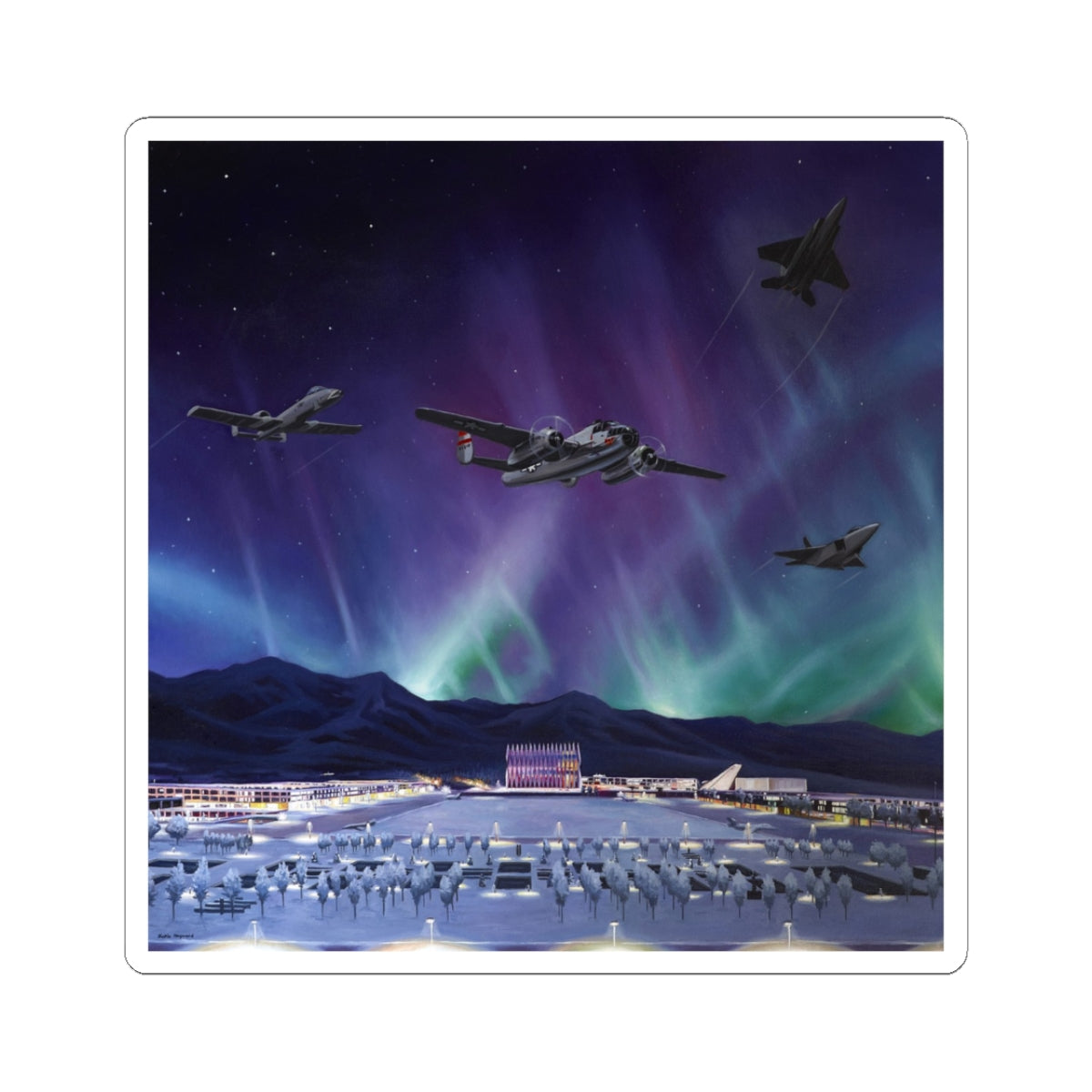 '25 Class Painting Kiss-Cut Stickers