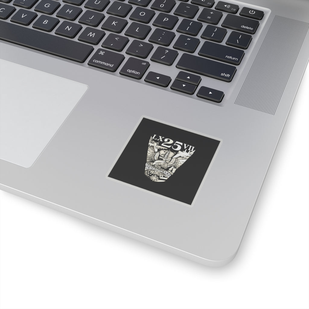 '25 Crest Square Sticker
