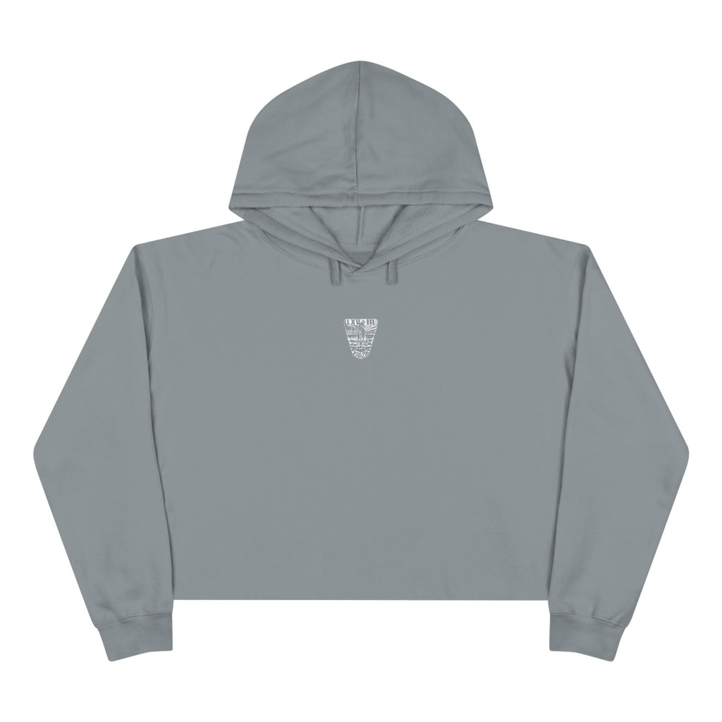 '26 Crest Cropped Hoodie