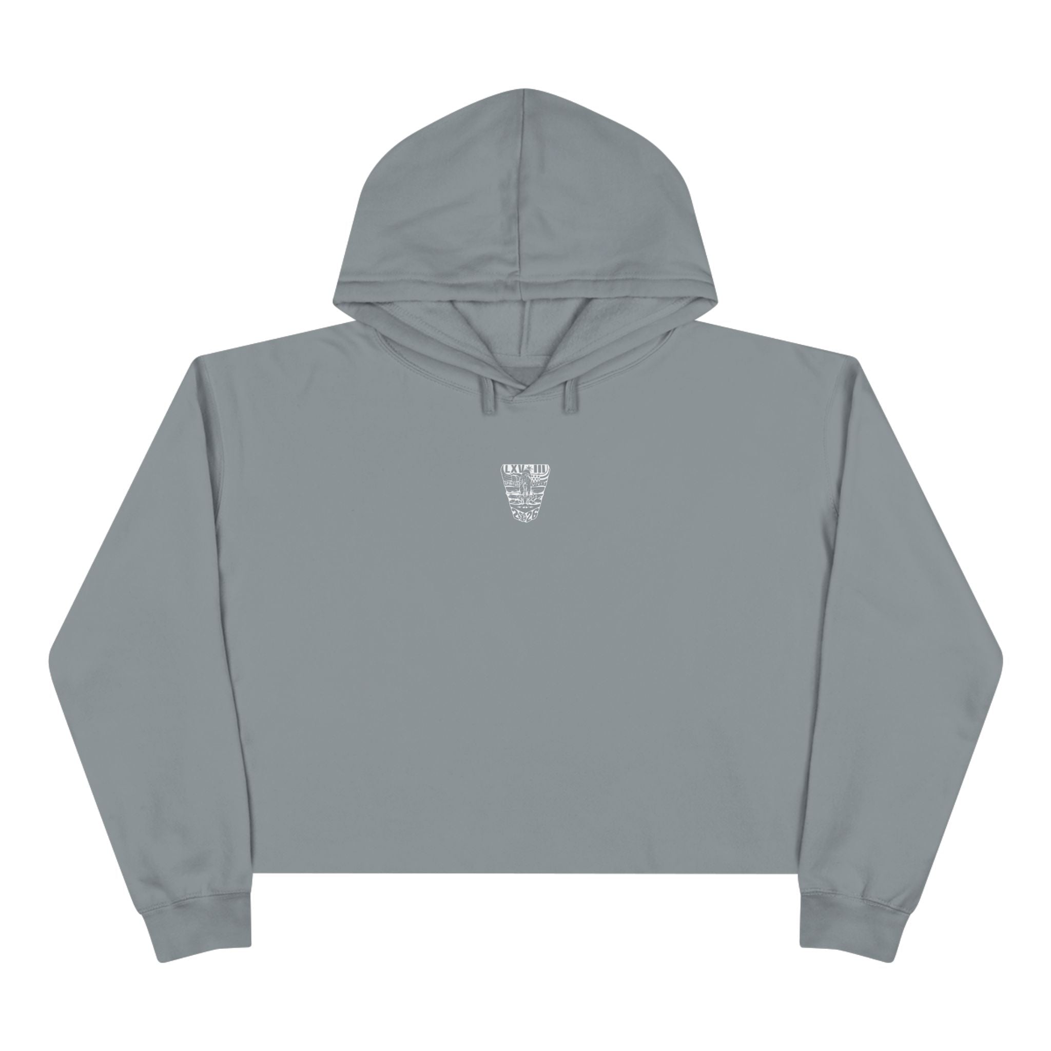 '26 Crest Cropped Hoodie