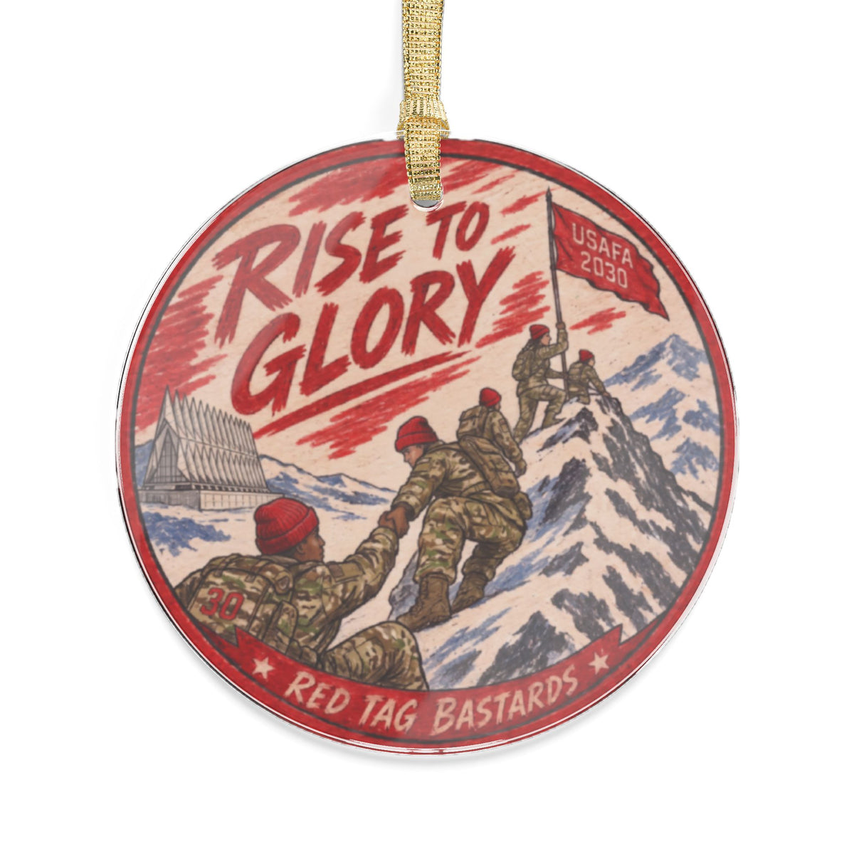 '30 Class Motto Acrylic Ornaments