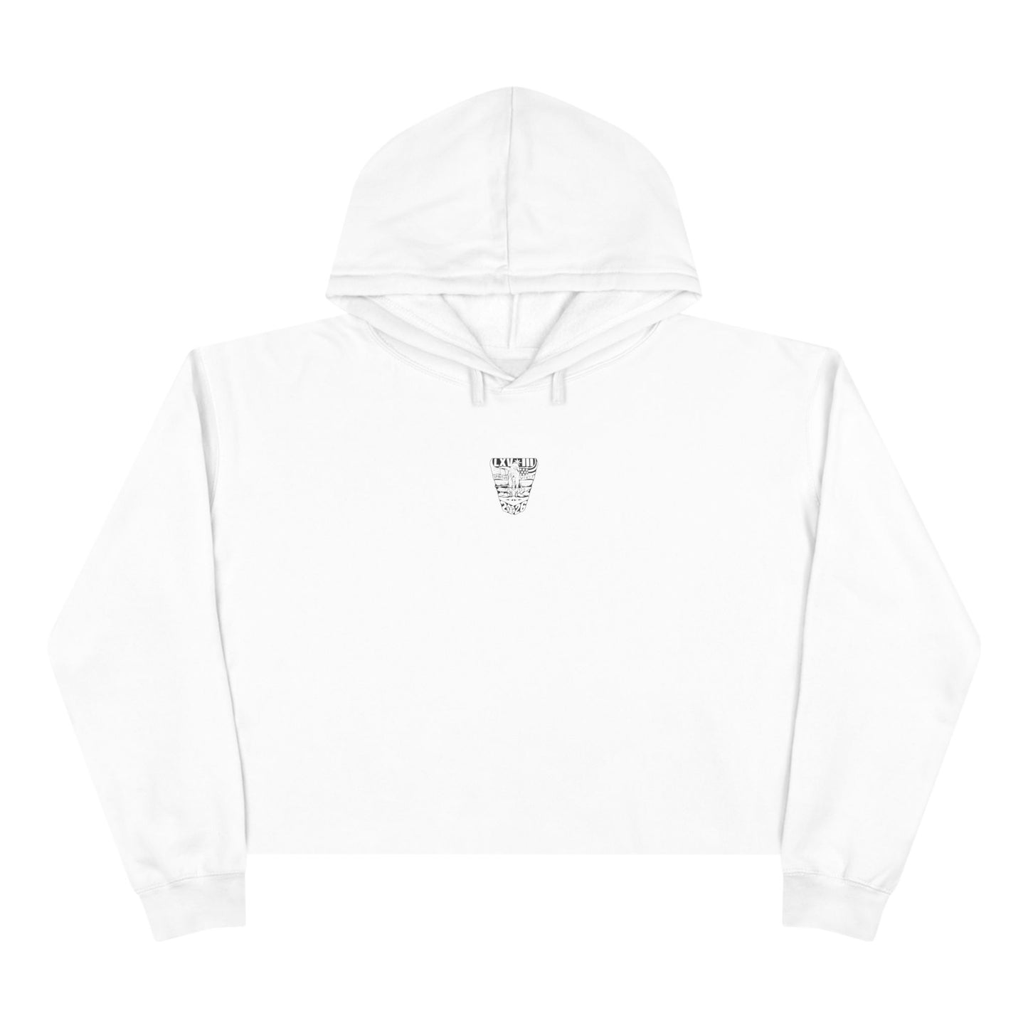 '26 Crest Cropped Hoodie