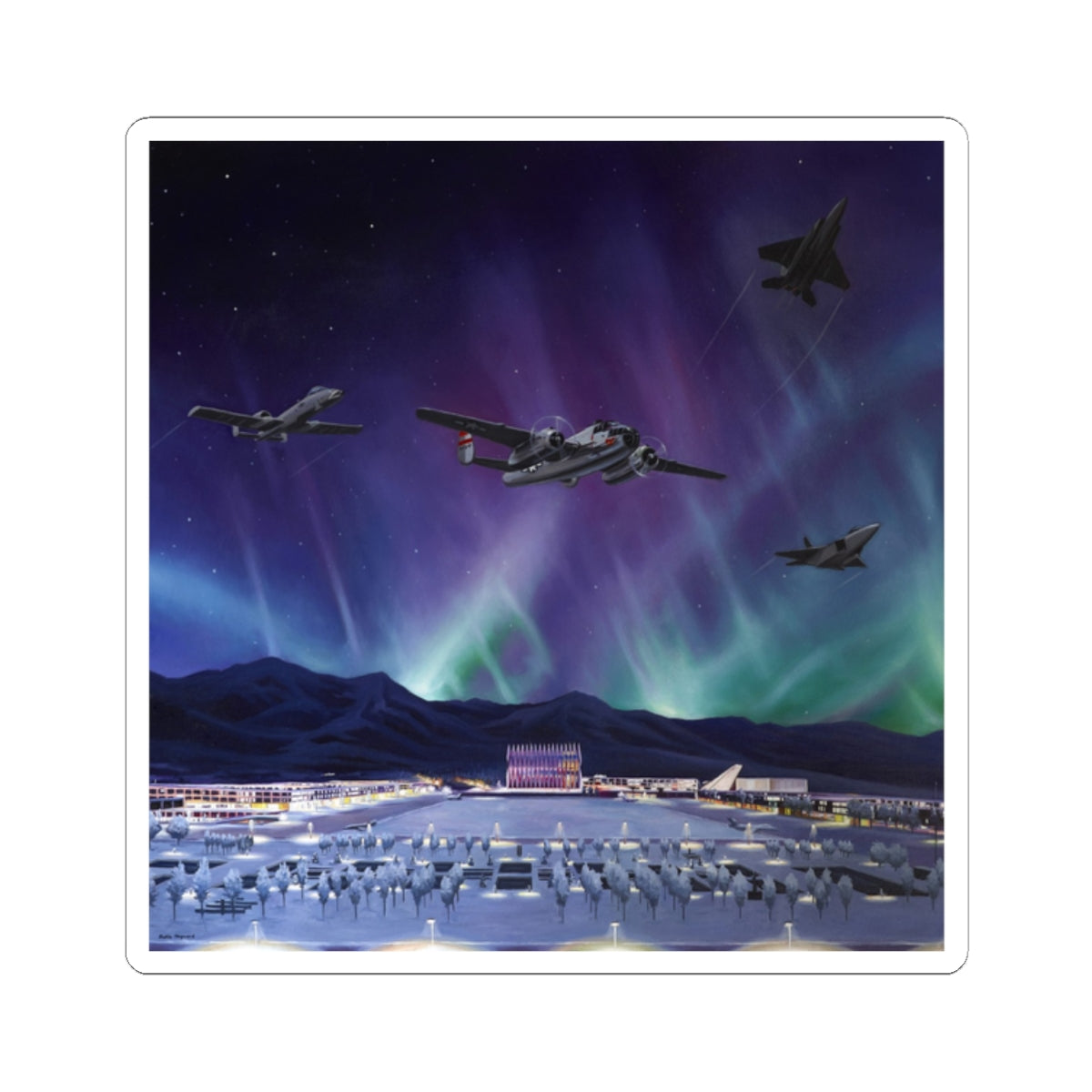 '25 Class Painting Kiss-Cut Stickers