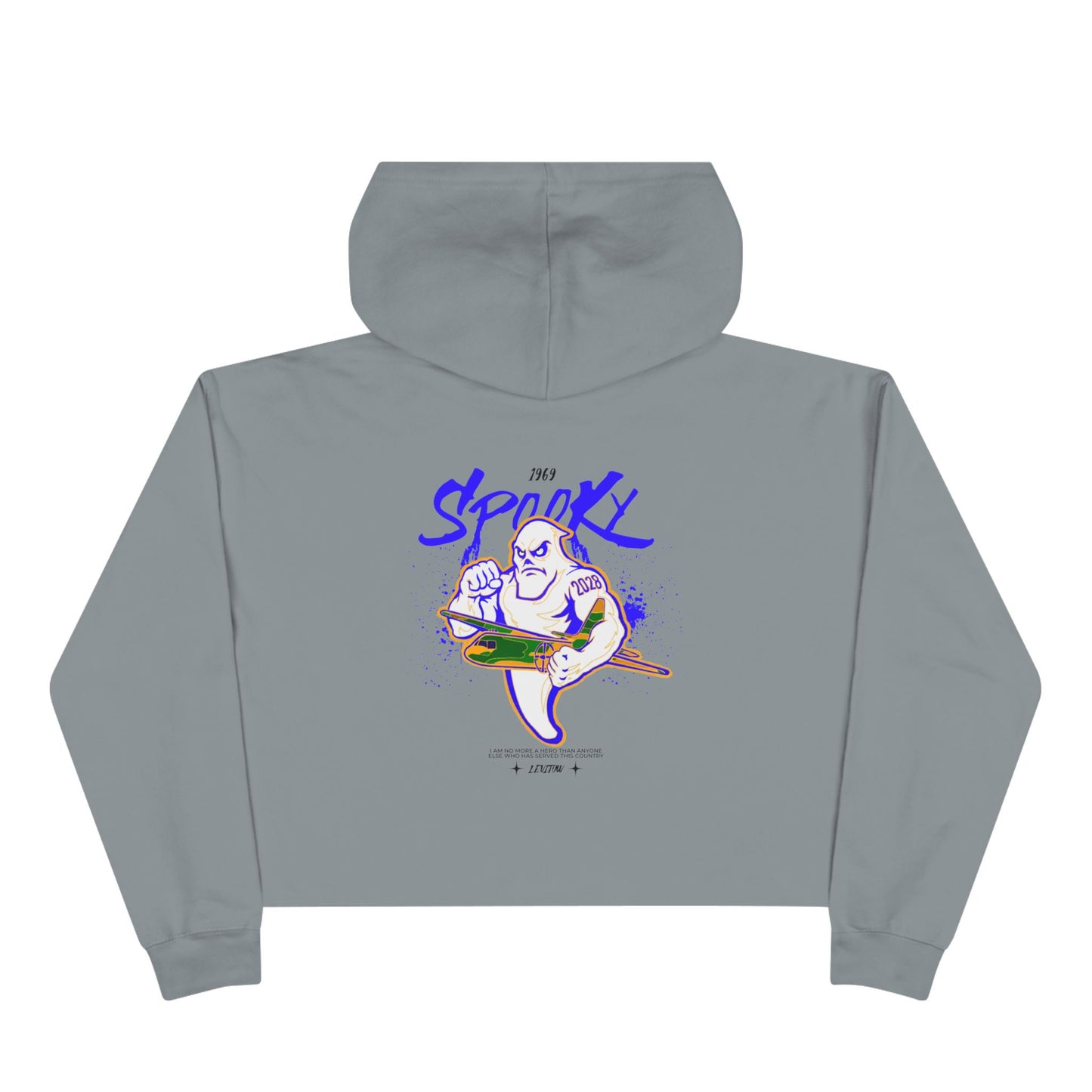 '28 SPOOKY Cropped Hoodie