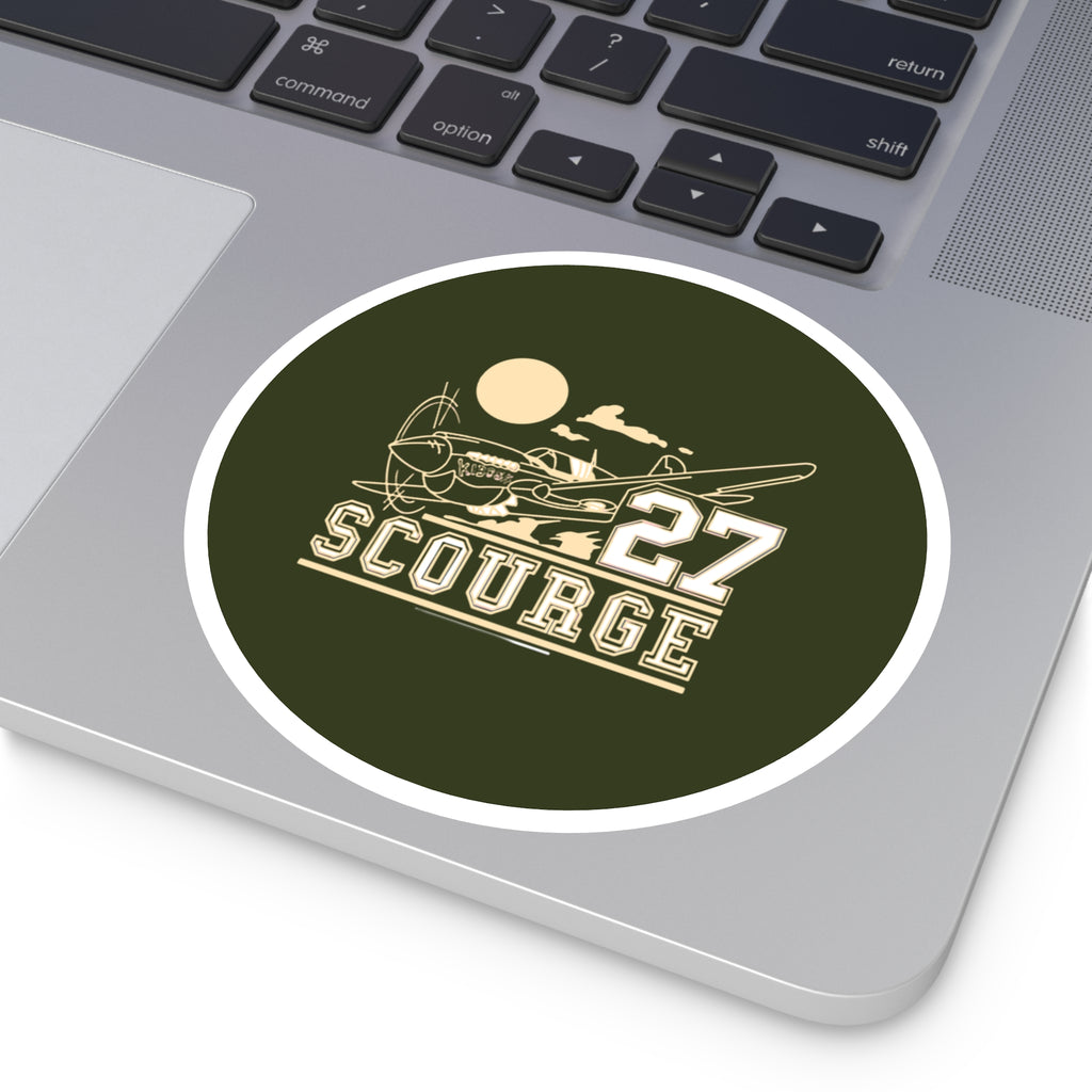 '27 SCOURGE Circular Sticker