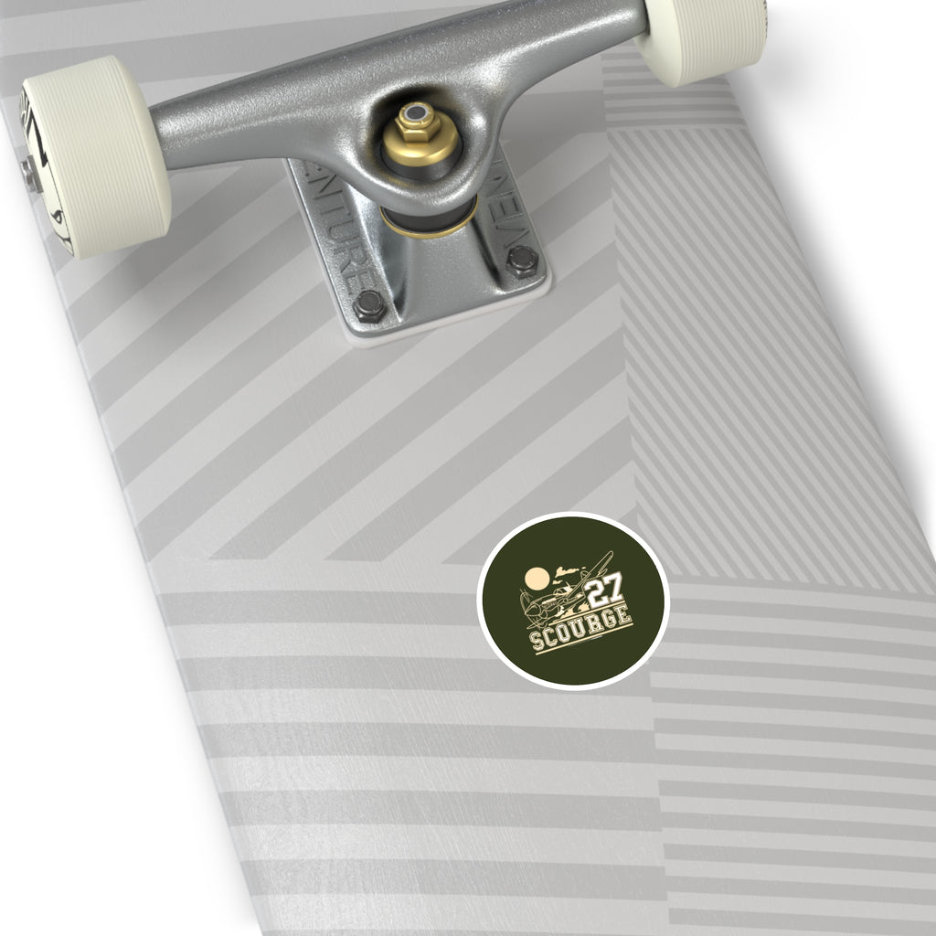 '27 SCOURGE Circular Sticker