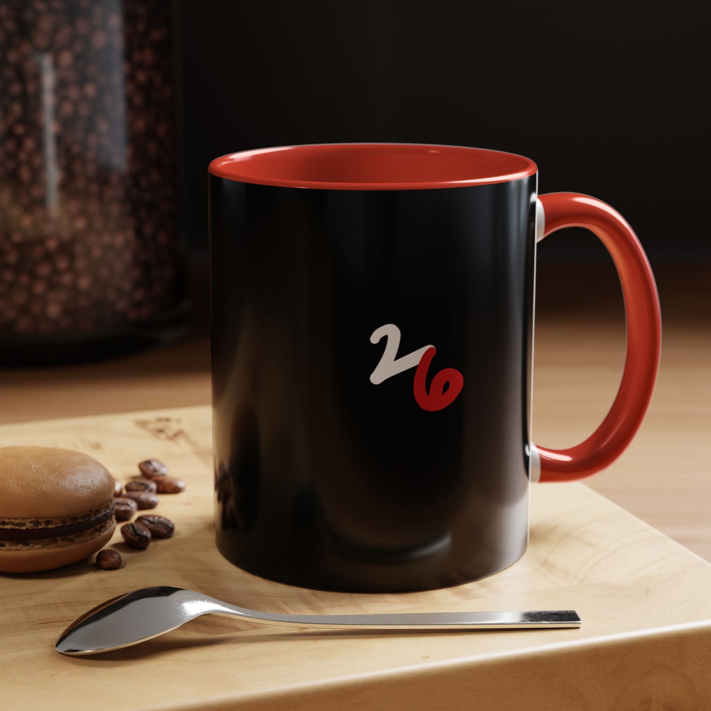 26'  BLACK Two-Tone Coffee Mug