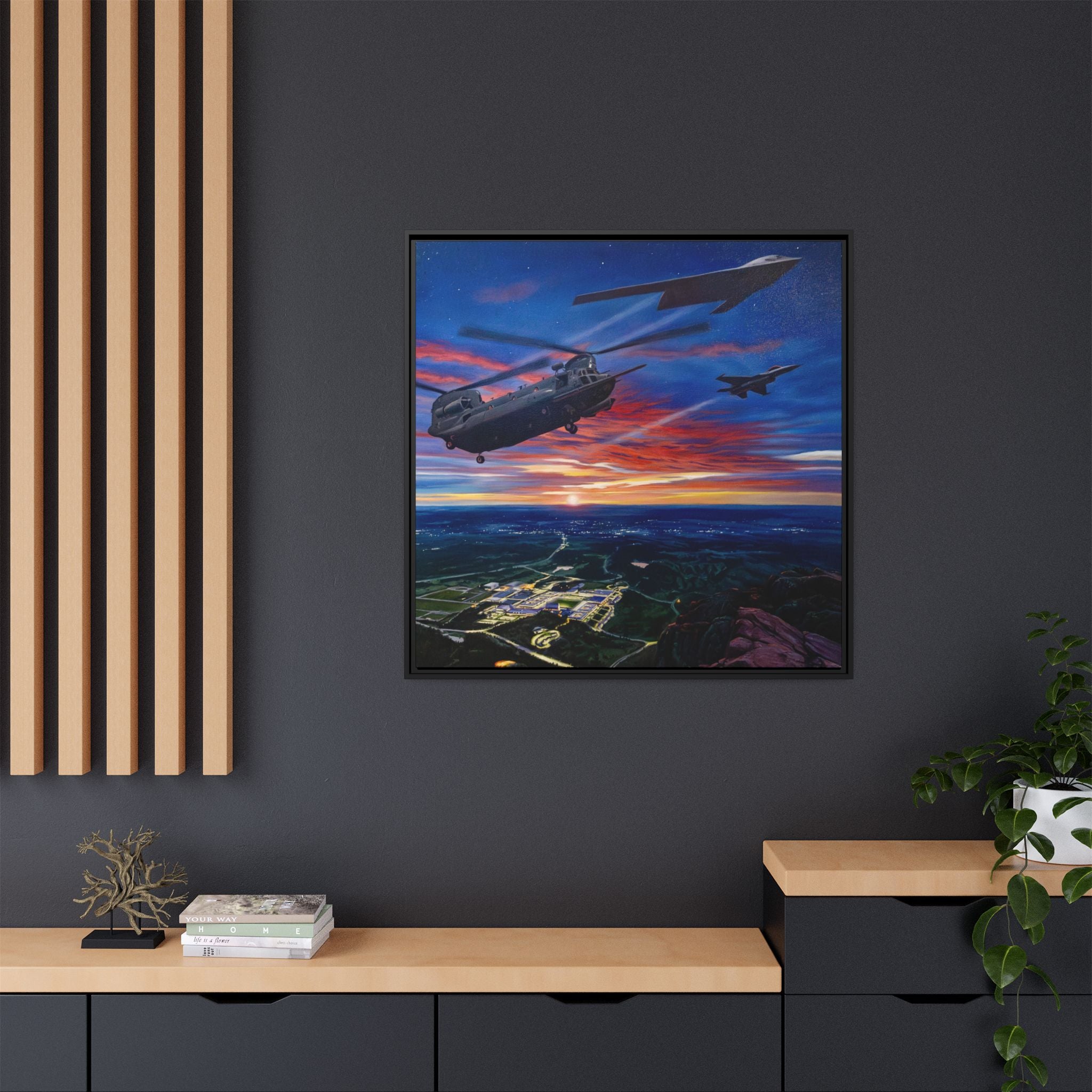 26 Class Painting Framed Canvas – Wild Blue Merch