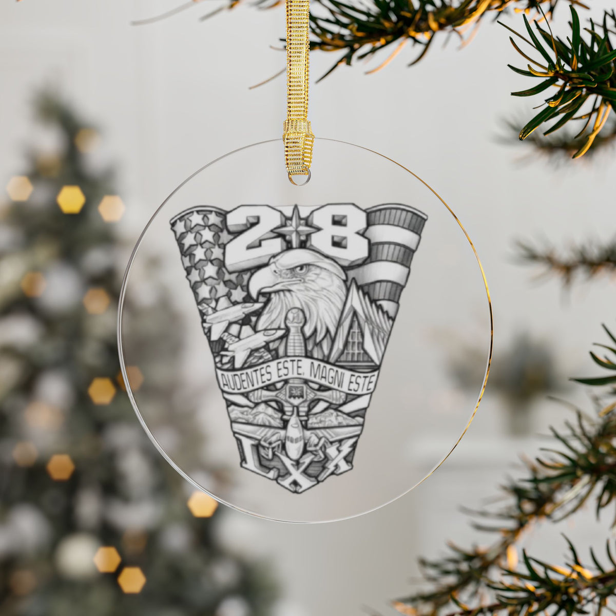 '28 Crest Acrylic Ornaments