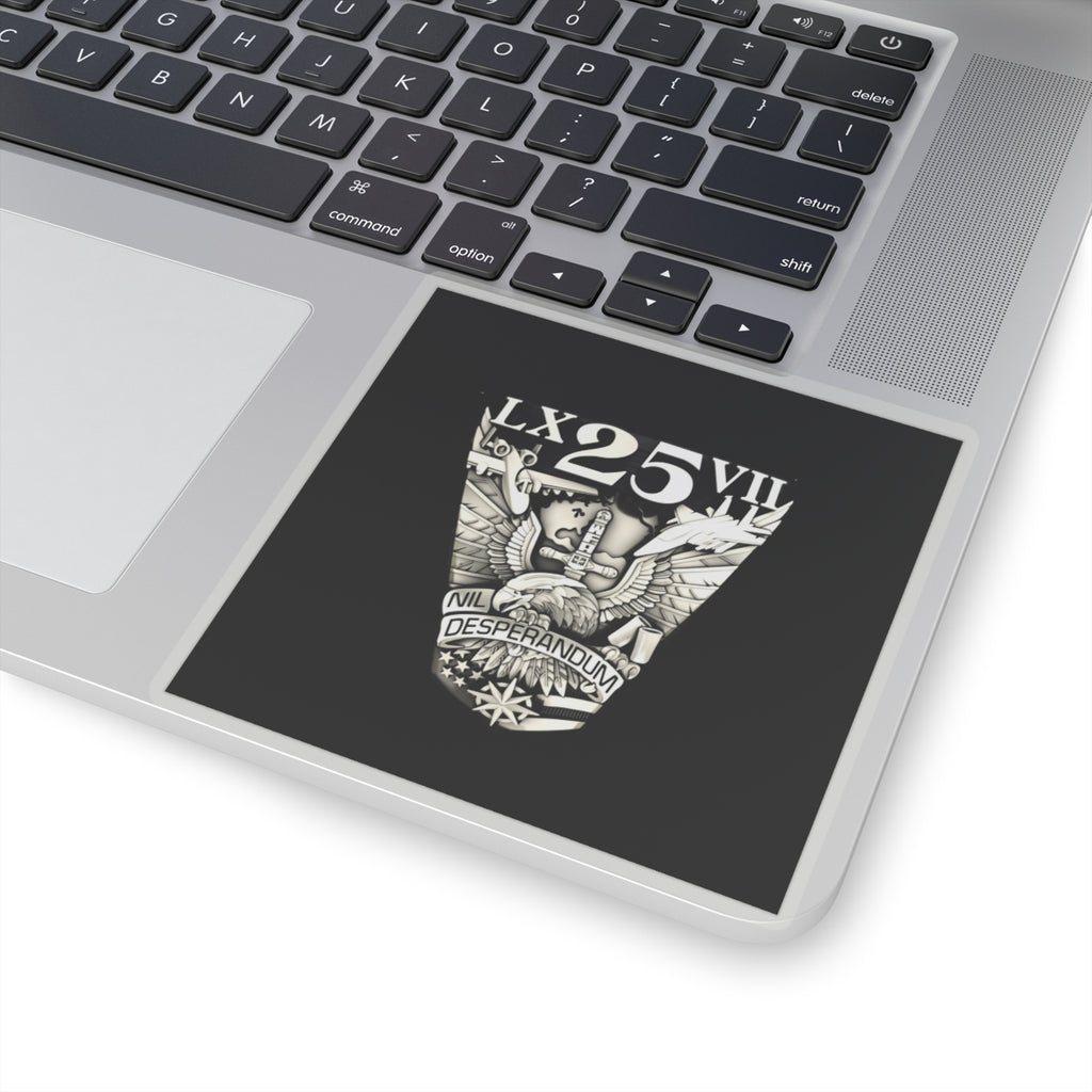 '25 Crest Square Sticker