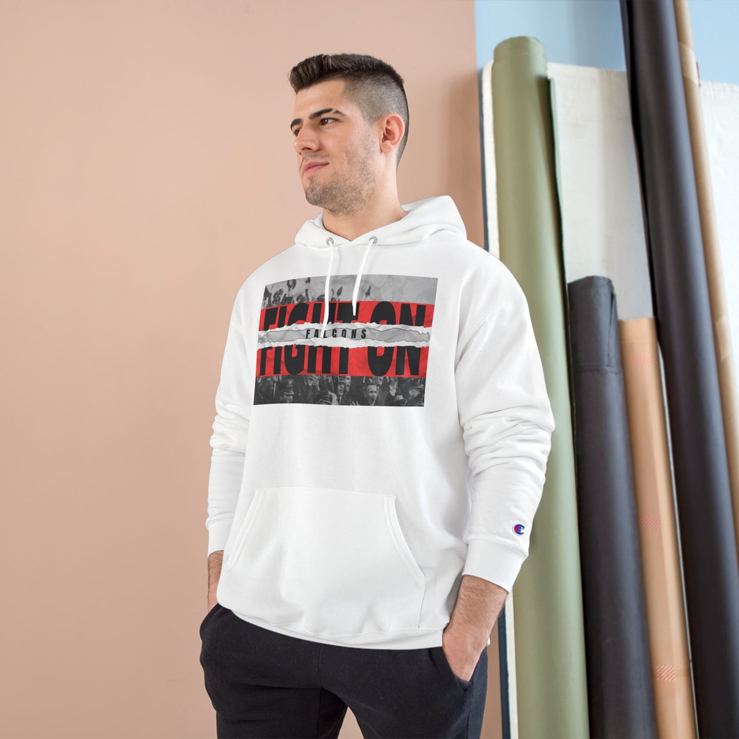 Gloriousoldzoo Fight On Champion Hoodie
