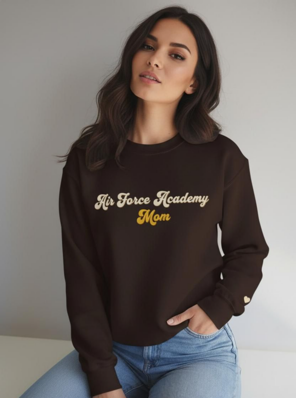 USAFA Mom Crewneck Sweatshirt